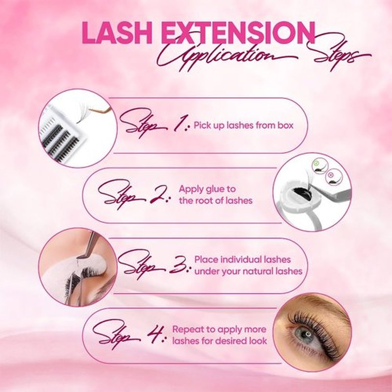 ROSE GIRL 500 Ultra Speed Promade Fans-Natural Look Handmade Volume Eyelash-Narrow Loose Eyelash 3D-16D C CC D Curl-False Lashes Extensions-Thickness 0.03~0.1mm-8~20mm Length(10D-D-0.03 (16 mm))