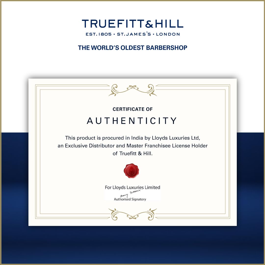 Truefitt & Hill Shaving Cream Tube - 1805 - Premium Glycerin-Based Lather, Smooth Glide, and Hydration for a Luxurious Shave - 2.65 oz