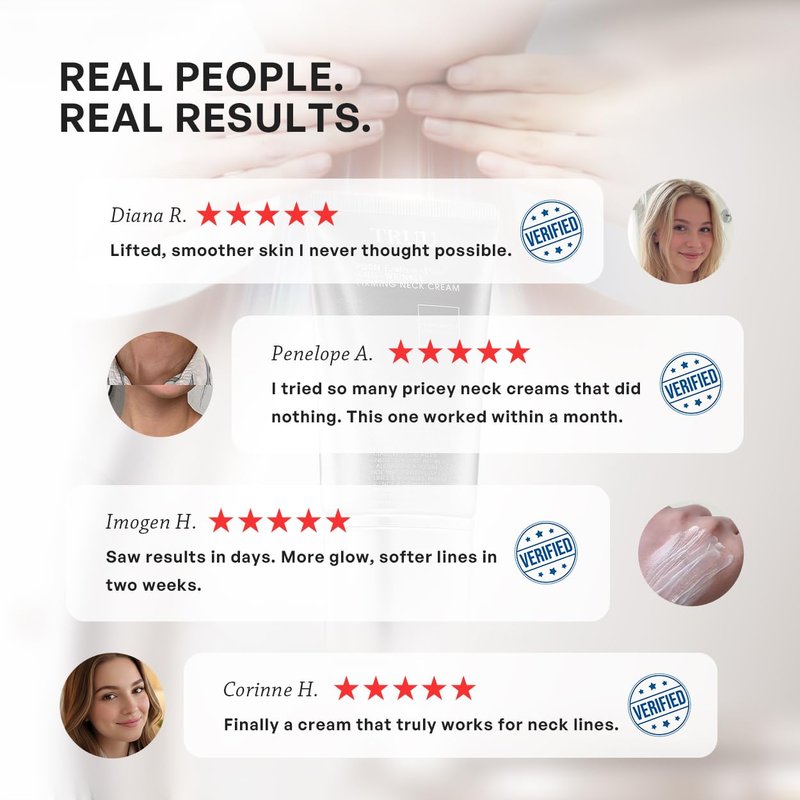 TRUU PDRN ExoRegenPro+™ Anti-Wrinkle Firming Neck Cream - Powered by 10,000ppm PDRN, 100 billion Exosomes, and 0.3% Retinol - Moisturizing, Smooths Fine Lines & Firms Skin | 1.76Oz