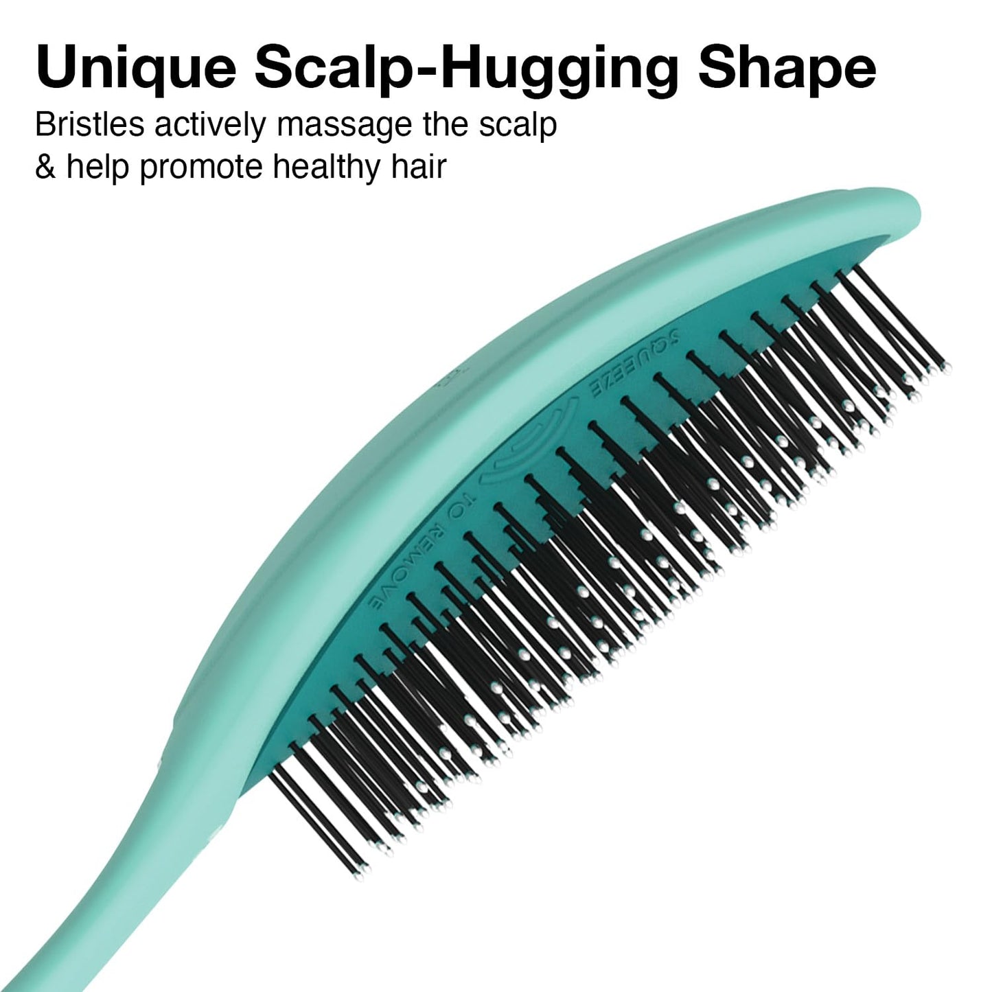 Olivia Garden OG Detangler Brush - Scalp-Massaging, Easy-Clean Design for All Hair Types