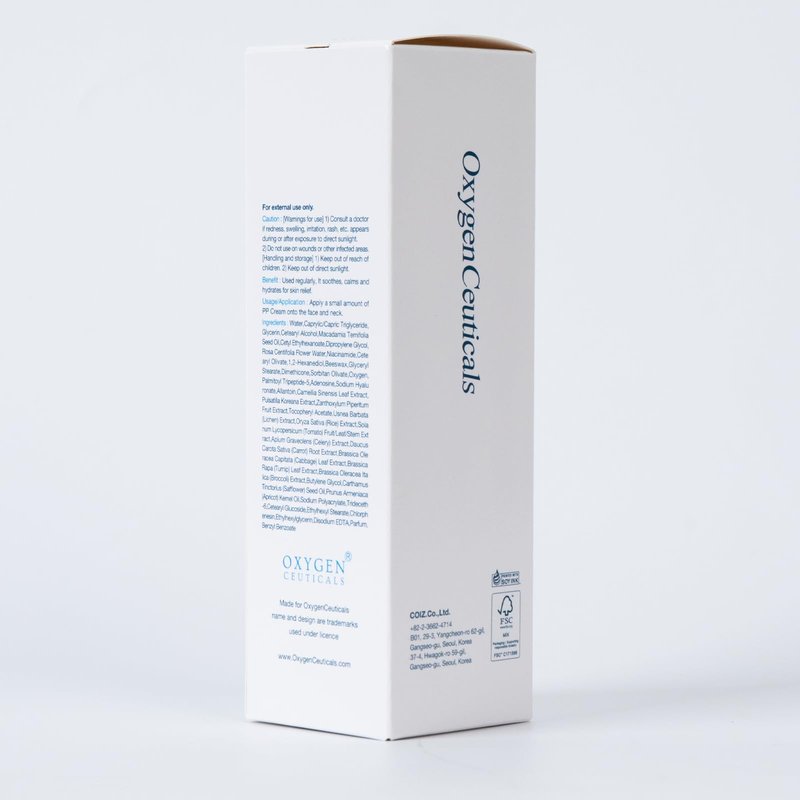 OxygenCeuticals PP Cream – Recovery Cream with Palmitoyl Tripeptide-5, Niacinamide & Adenosine, Moisturizing & Skin Barrier Support for Sensitive Skin. 1.69 fl.oz (50ml)