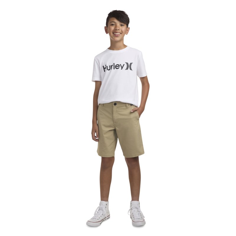 Hurley boys Dri-fit Walk Casual Shorts, Khaki, 7 US