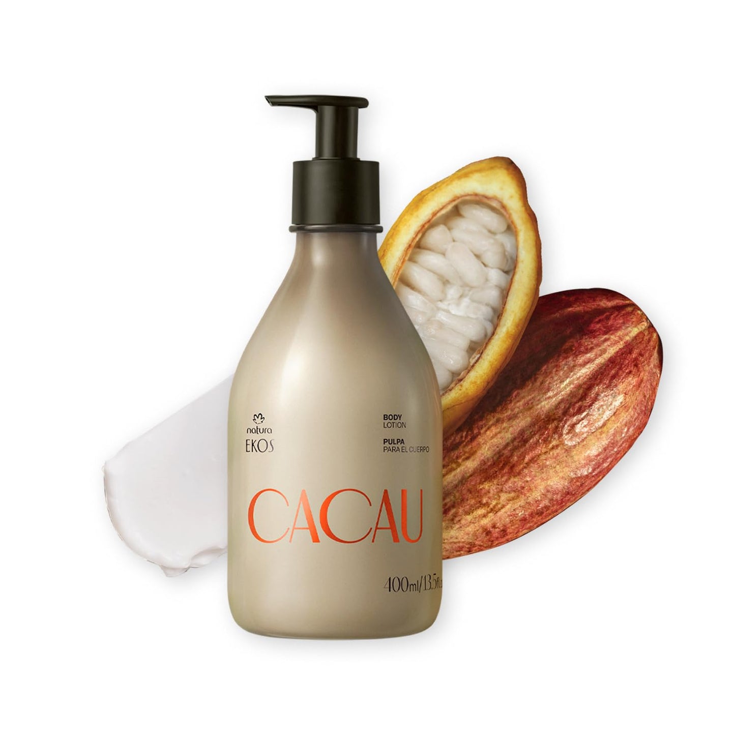 natura - Ekos Castanha (Brazil Nut) Renourishing Body Lotion - Anti-Dryness - Deep Skin Hydration Moisturizer - Vegan Skin Care - Brazilian Beauty Secrets - Self Care & Body Care - 13.5 fl oz (400ml)