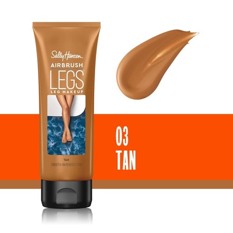 Sally Hansen Airbrush Legs®, Leg Makeup, Tan/Bronze, Easy Application, Flawless Looking Legs, Water Resistant, Transfer Proof Lotion