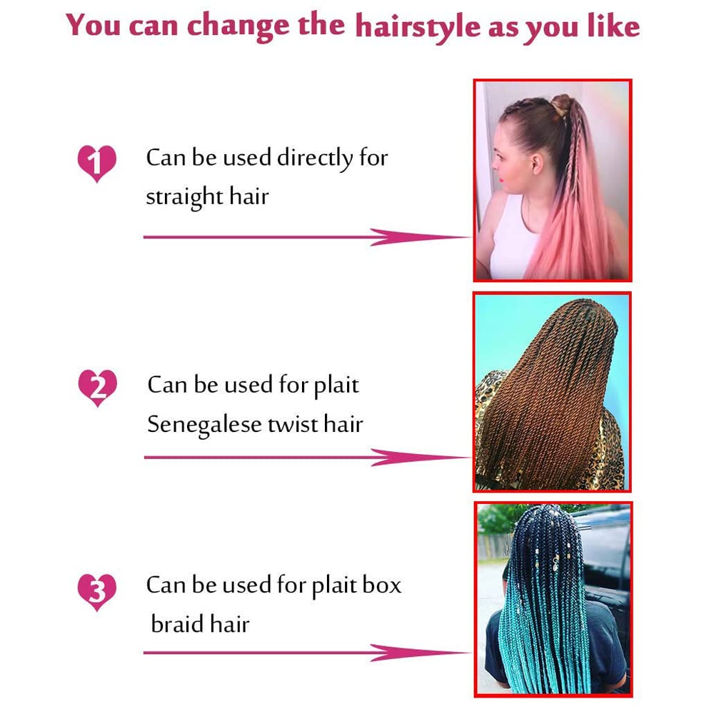 zepin Pre Stretched Braiding Hair 12 Inch 8 Packs Professional Soft Yaki braiding Hair For Braids Hot Water Setting Synthetic Crochet Hair Extensions (12 Inch (Pack of 8), 1B)