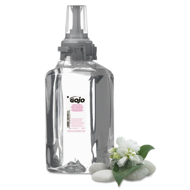 GOJO 881103 Clear & Mild Foam Handwash Refill, Fragrance-Free, 1250mL Refill (Case of 3)