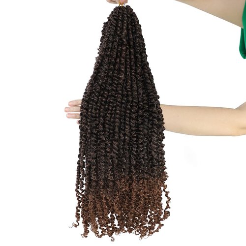 Felek Passion Twist Crochet Hair 6-24inch 8 Packs Pre Looped Twist Crochet Hair For Black Women Natural Soft Pre Twisted Passion Twist Crochet Hair (T30, 24inch)