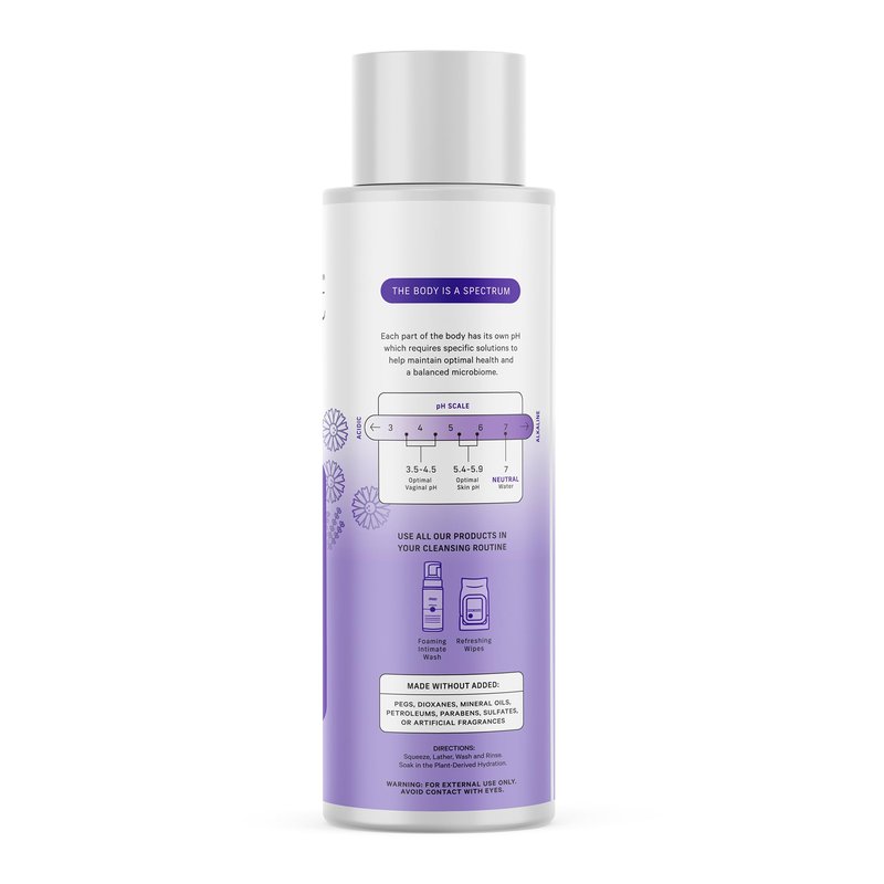 The Honey Pot Company - Body Wash for Women - Lavender Chamomile Hydrating Body Cleanser - Moisturize & Cleanse Skin - Free of Parabens & Sulfates - 15 Fl. Oz