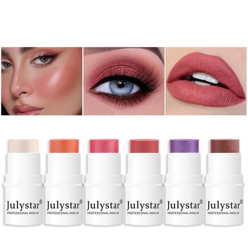 Cream Contour Sticks,Highlighter & Cream Blush Stick,Facial Shaping Makeup Sticks for Women,Face Make Up Sticks,Easy to Sculpt the Face and Create a Lightweight Finishing Makeup (#5, 0.7OZ)
