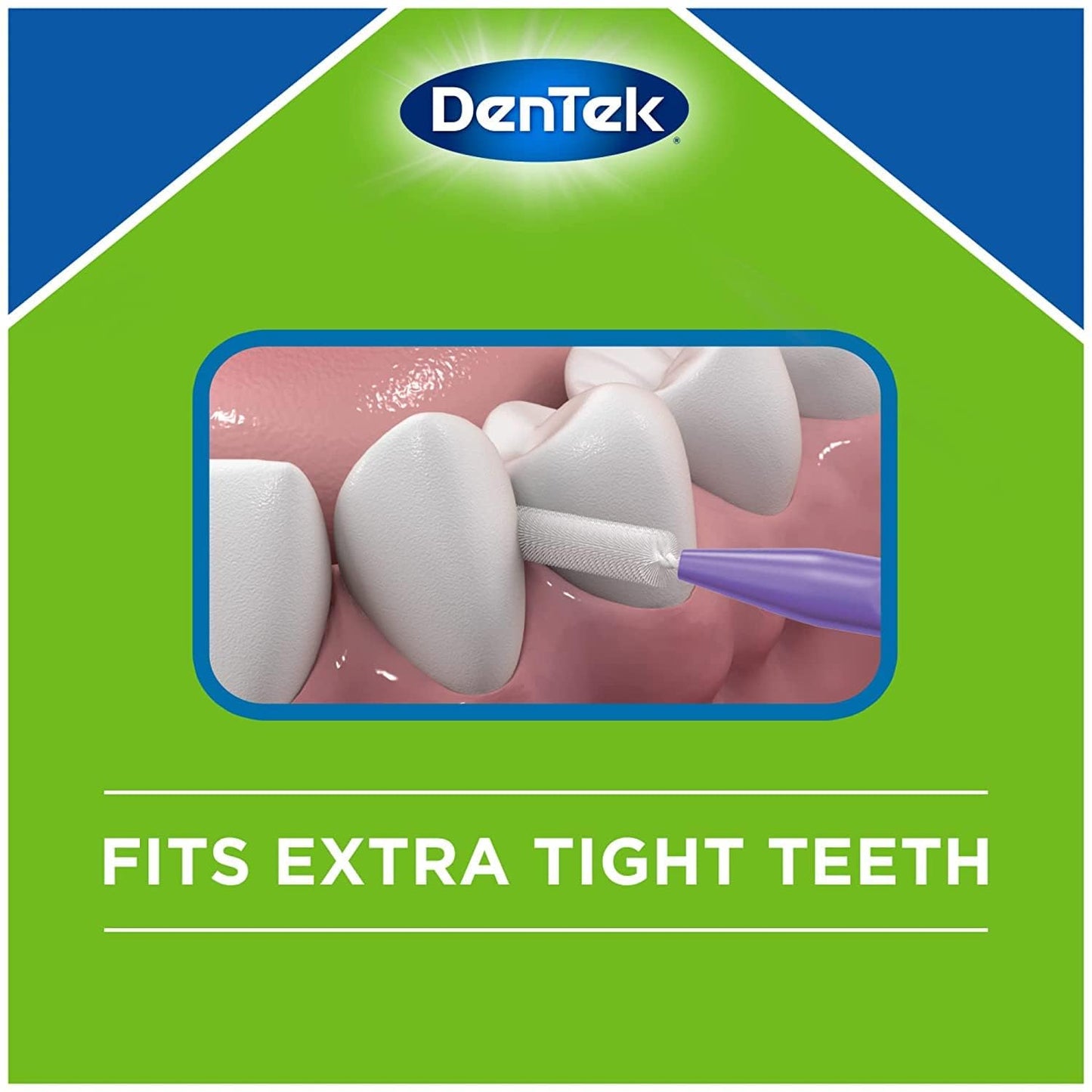 DenTek Easy Brush Interdental Cleaners, Mint, 16 Count | 10 Pack