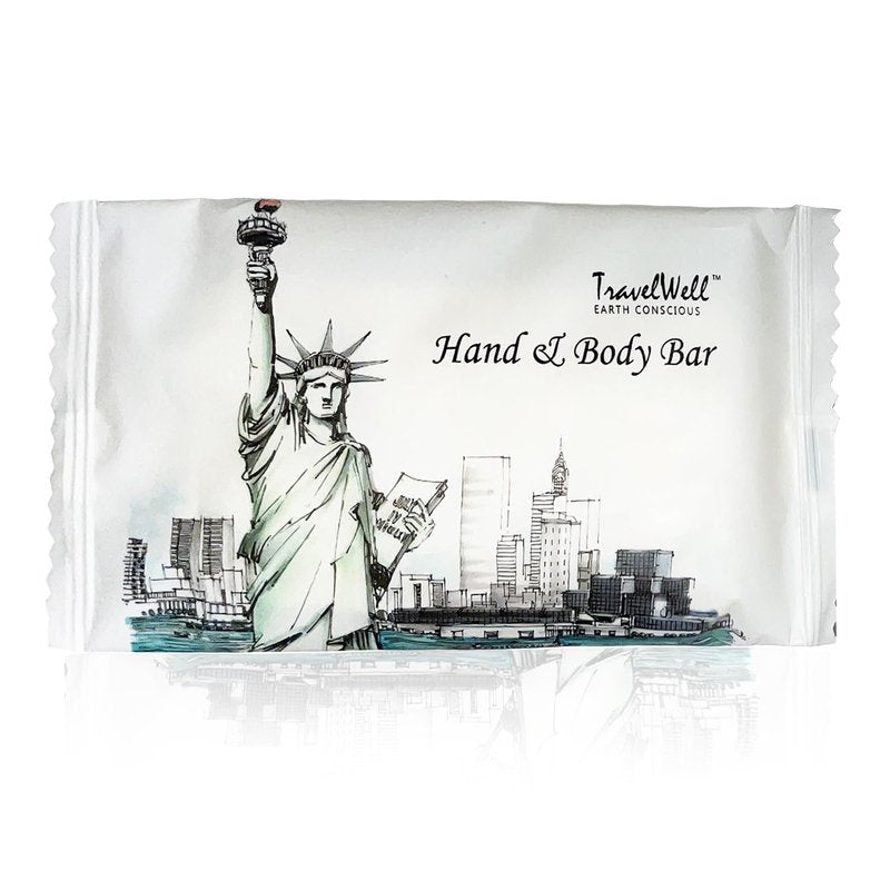 ECO Amenities Bar Soap Bulk - 300 Pack, 0.5 lb Rectangular Travel Size Soap Bars - Individually Wrapped for Hotels and Motels - Great for Vacation Rental and Airbnb Toiletries or Hygiene Kits Supplies