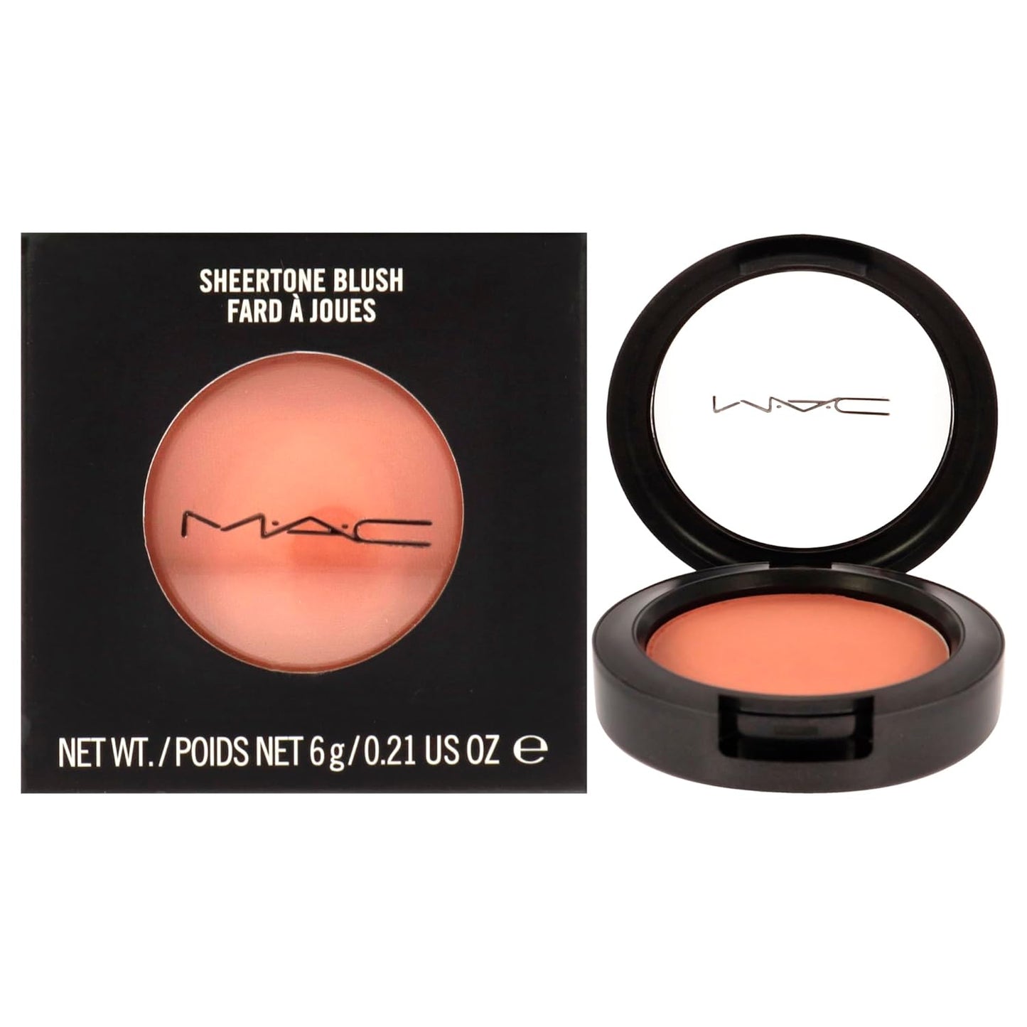 MAC Blush Powder for Women, Desert Rose, desert rose-soft reddish burgundy (matte), 6g/.21 ounce