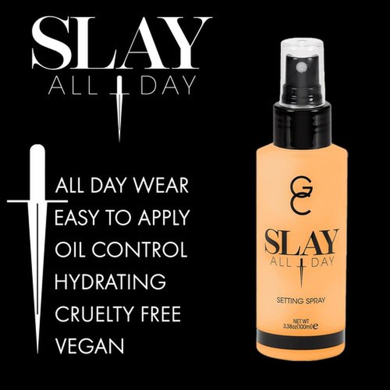 Gerard Cosmetics Slay All Day Makeup Setting Spray | Dreamsicle Scented | Matte Finish with Oil Control | Cruelty Free, Long Lasting Finishing Spray, 3.38oz (100ml)
