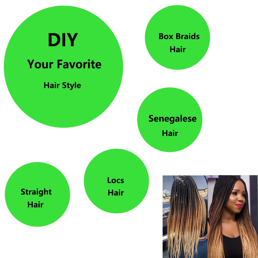 BALINGHAIR Ginger Pre-Stretched Braiding Hair Extensions 26 Inch Braiding Hair Hot Water Setting(350#-8Pcs)