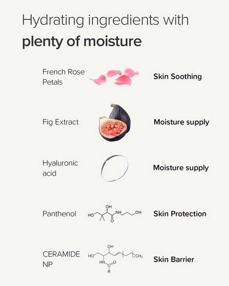 Mary&May Vegan Rose Hyaluronic Hydra Wash Off Mask - Rose Petal and Damask Rose Water Cream Mask for Moisturizing, Exfoliation, and Blackhead Removal - Korean Skincare, 4.23oz.