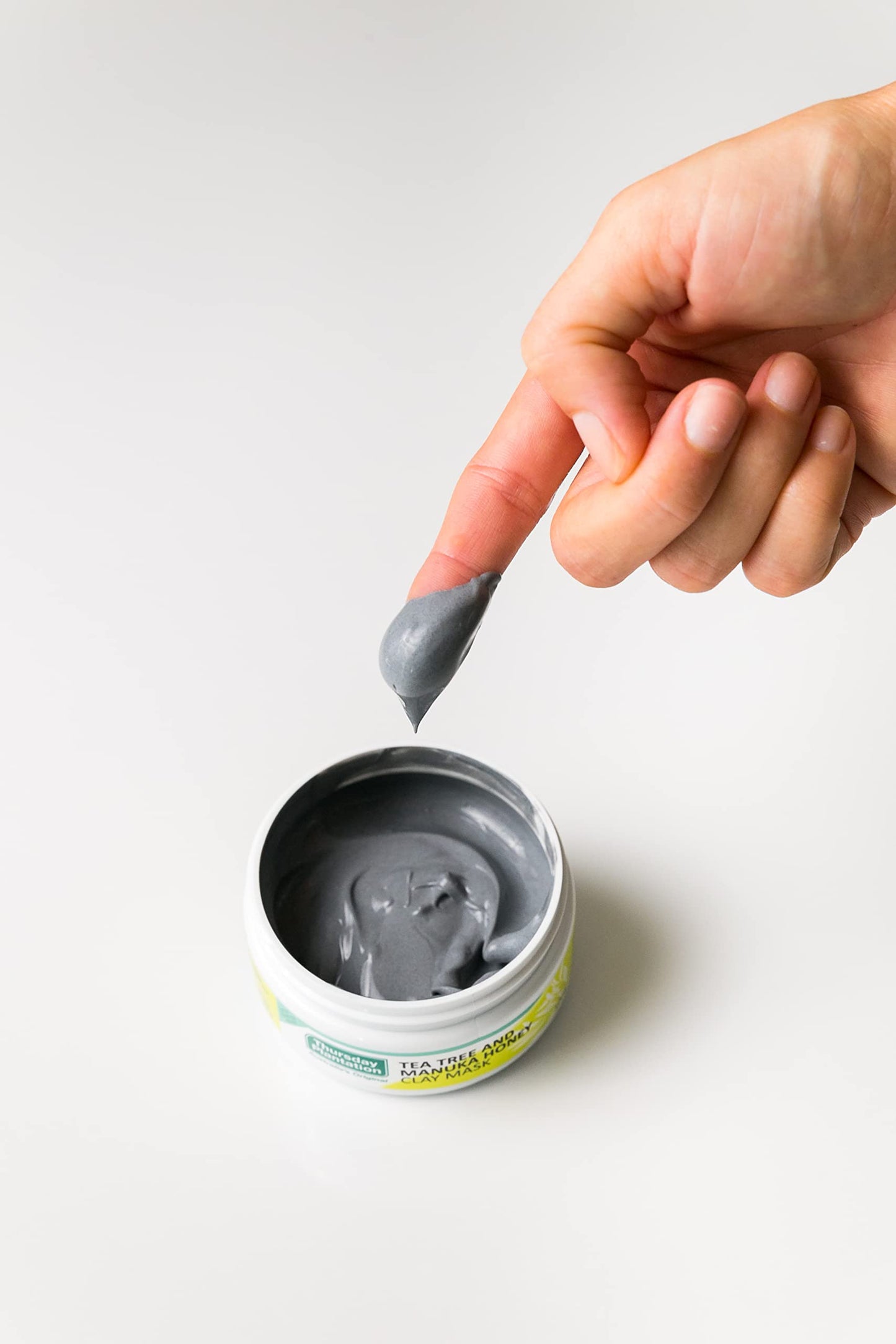Thursday Plantation Tea Tree And Manuka Honey Clay Mask to Cleanse, Soothe, and Soften Oily Acne-prone Skin 3.5 oz.