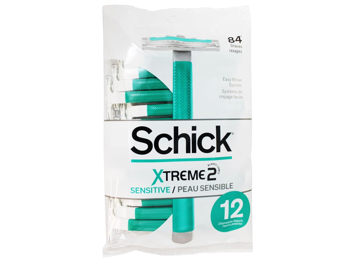 Schick ST2 for Men Sensitive Skin Disposable Razor - 12 ct - 3 pk