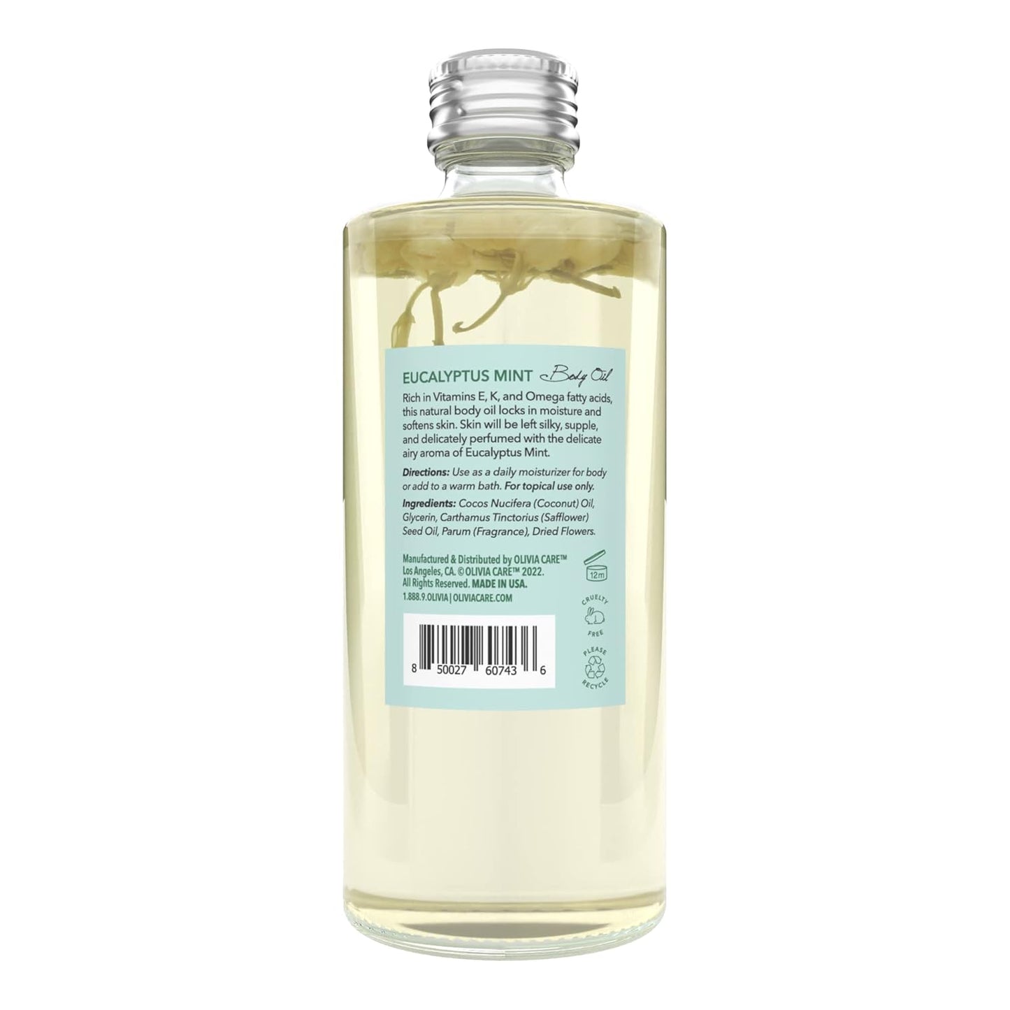 Olivia Care 3 Pack Body Oils: Apricot Fig, French Rose, Jasmine Gardenia - Natural Perfume Oils For Women & After Bath Oils Body Moisturizers, Rich in Vitamin E, K, & Omega (3 Scents)