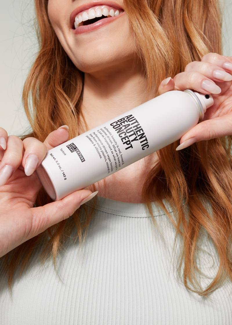 Authentic Beauty Concept Airy Texture Spray | Dry Texturizing Volume Spray | Instant Lift & Effortless Volume | All Hair Types | Heat Protection | Vegan & Cruelty-free | Silicone-free | 5 oz.