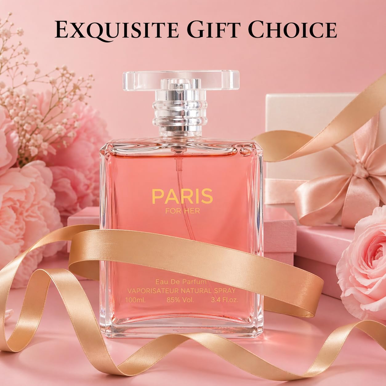 Sandora Fragrances Perfume for Women – INSPIRED by A WORLD RENOWNED WOMEN'S PERFUME – Orange, Jasmine, Patchouli, Vanilla – Elegant, Floral, Fresh, Long-Lasting Eau De Parfum 3.4 fl oz