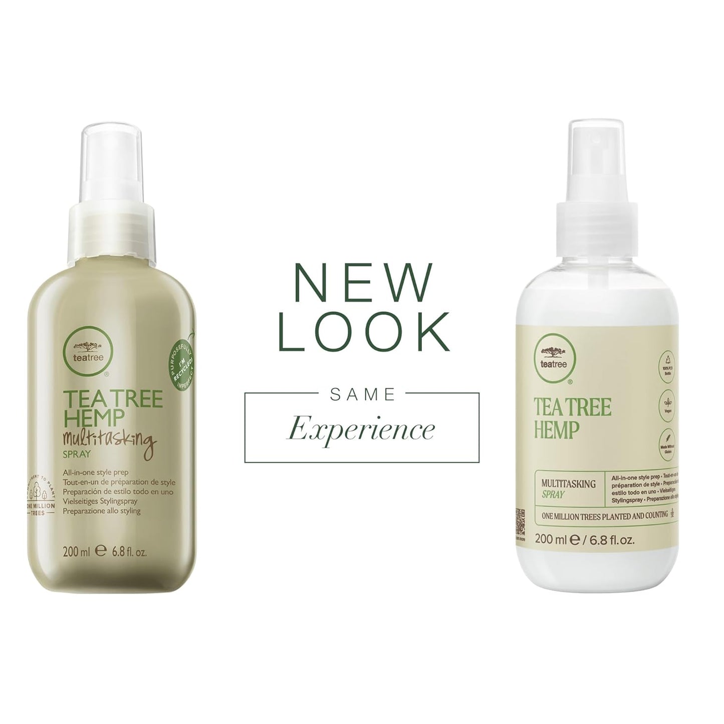 Tea Tree Hemp Multitasking Spray, All-in-1 Style Prep, For All Hair Types, 6.8 fl. oz.