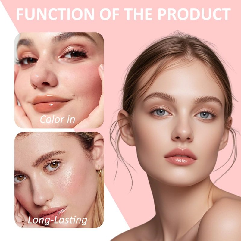Aaiffey 2Pcs Tinted Lip Balm Set,Long-Lasting Moisturizing Lip Butter Balm for Dry Lips Care,Non-Sticky Lip Gloss Naturium Lip Balm for Soothes Softens Lip Repair(#02+#04)