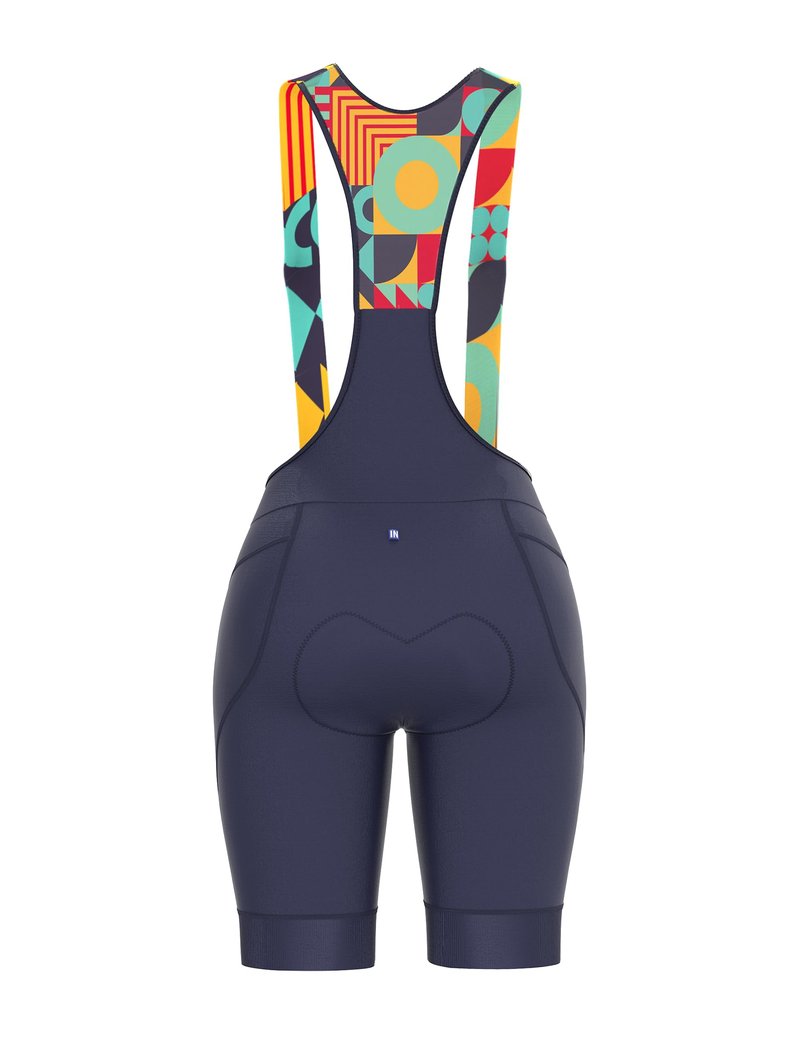 INBIKE Women's Cycling Bib Shorts with 3D High Density Sponge Padded Long Cycling Breathable Bib Shorts Blue
