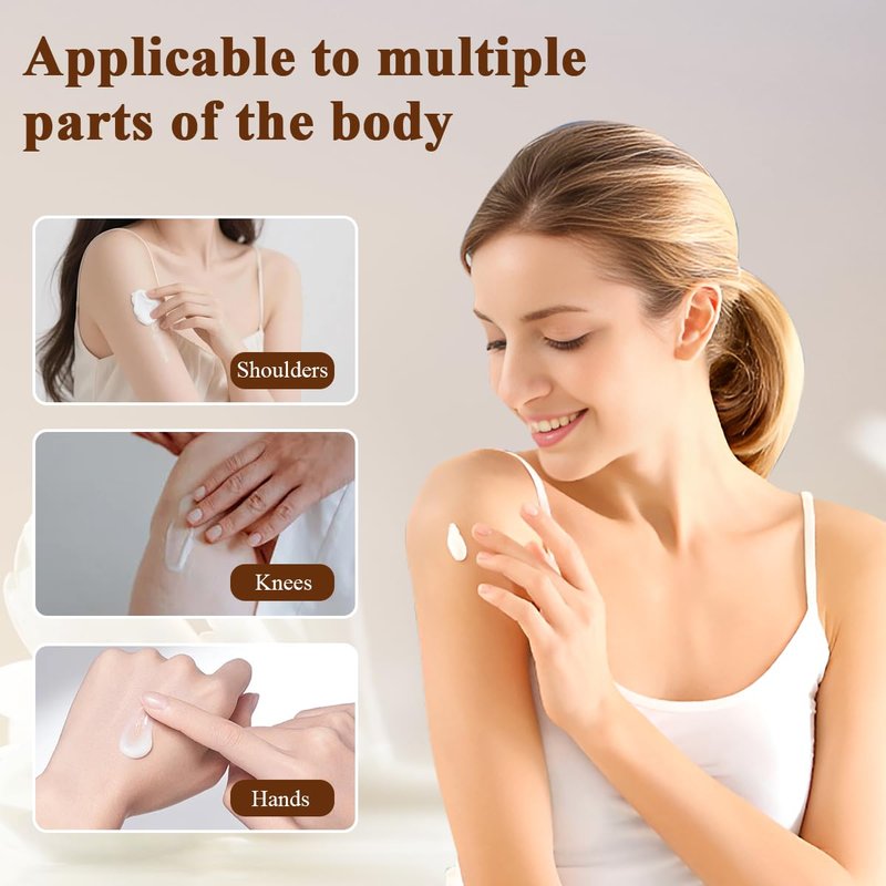 ipxkwll Neuropathy Cream – Nerve Relief Magnesium Body Lotion with Natural Soothing Ingredients, Nighttime Magnesium Cream for Feet & Hands, Non-Greasy Formula, Relaxing Lavender Scent (1)