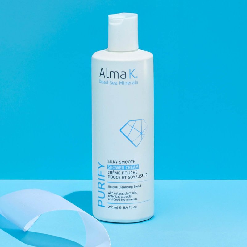 ALMA K Silky Smooth Shower Cream - Moisturizer with Dead Sea Minerals - White Tea and Neroli Scent - Body Cream - Body Skin Care Products - 8.4 oz