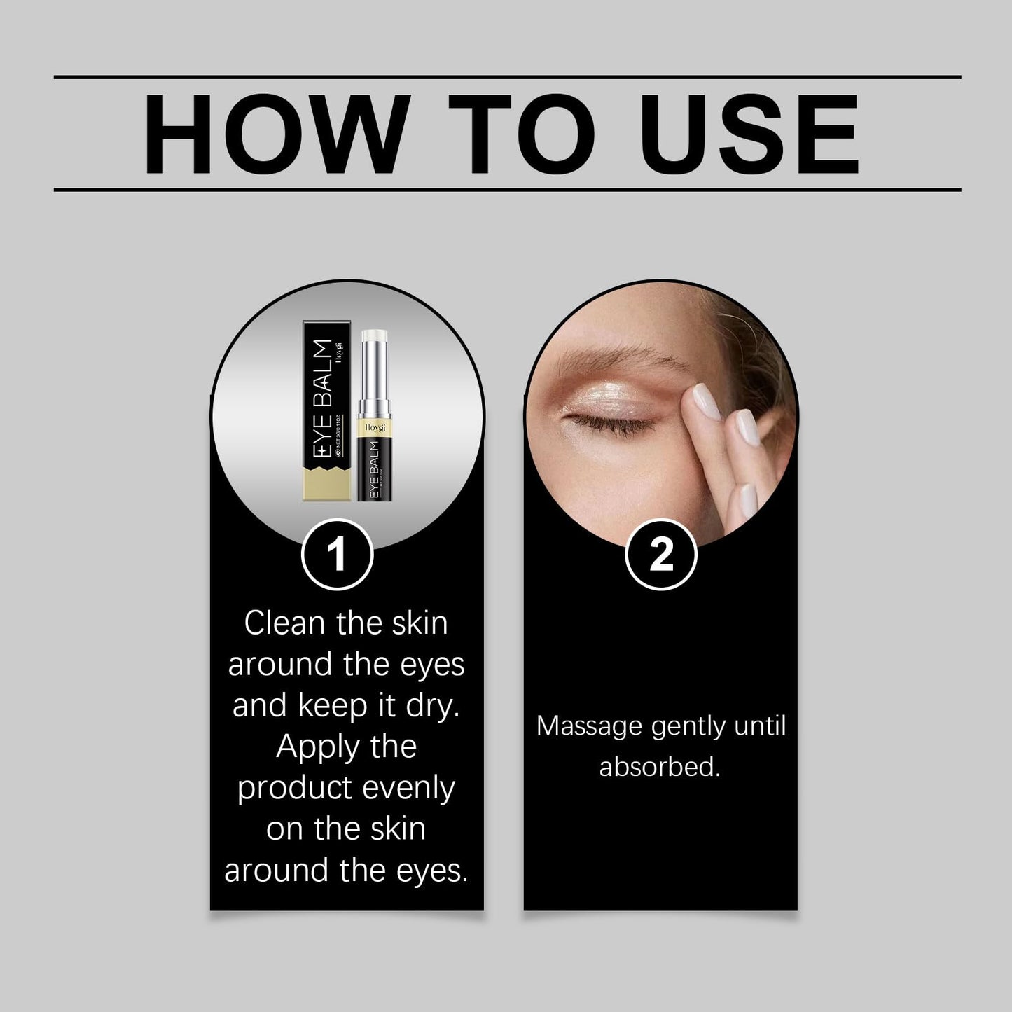 LumiBalm for Under Eye Bags, Under Eye Balm Stick Hydrating, Turmeric Retinol Eye Cream Stick, Eye Bags Serum for Puffy Bags Under Eyes, Erases Eye Bags Within 3-4 Weeks Reduces Fine Lines (2)