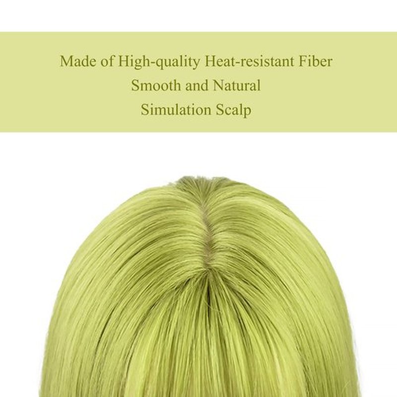 Green Wig for Women Long Green Wig Curly Wavy Hair Wigs for Daily Harajuku Lolita Green Cosplay Wig