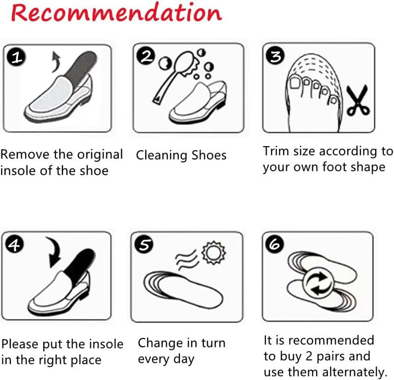 Height Increase Insoles 4-Layer Air up Shoe Lifts Elevator Shoes Insole 2.95inches(7.5 cm) Heels Lift Inserts for Men and Women