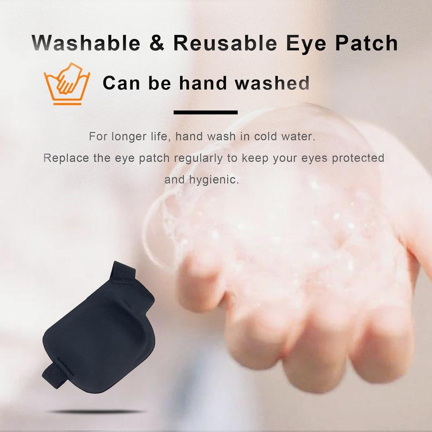 THSIREE 3D Eye Patch, Medical Eye Patches for Adults Kids, 3D Amblyopia Lazy Eye Patches for Right Eye