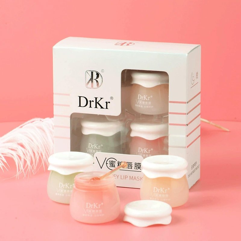Gireatick 3PCS Lip Sleeping Mask Set, Day and Night Repair Lip Balm, Fades Lip Lines, Brighten Color, Deep Hydration, Lip Moisturiser for Dry Chapped Peeling Cracked Lips