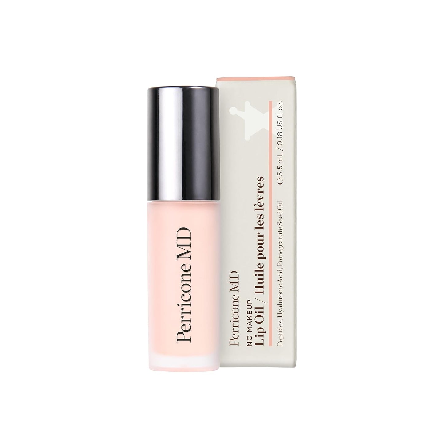 Perricone MD No Makeup Lip Oil | Non-sticky, Skincare-Infused | Delivers natural-looking color, Helps to reduce vertical lip lines, loss of lip volume & dry, rough texture & discoloration