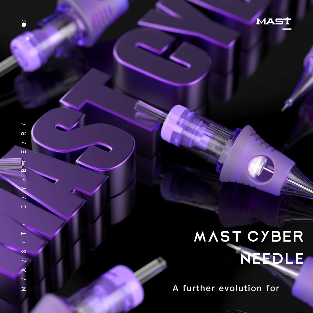 Mast Tattoo Cyber Cartridges Needles Disposable 20 Tattoo Needles Round Liner Super Bugpin 1014RL