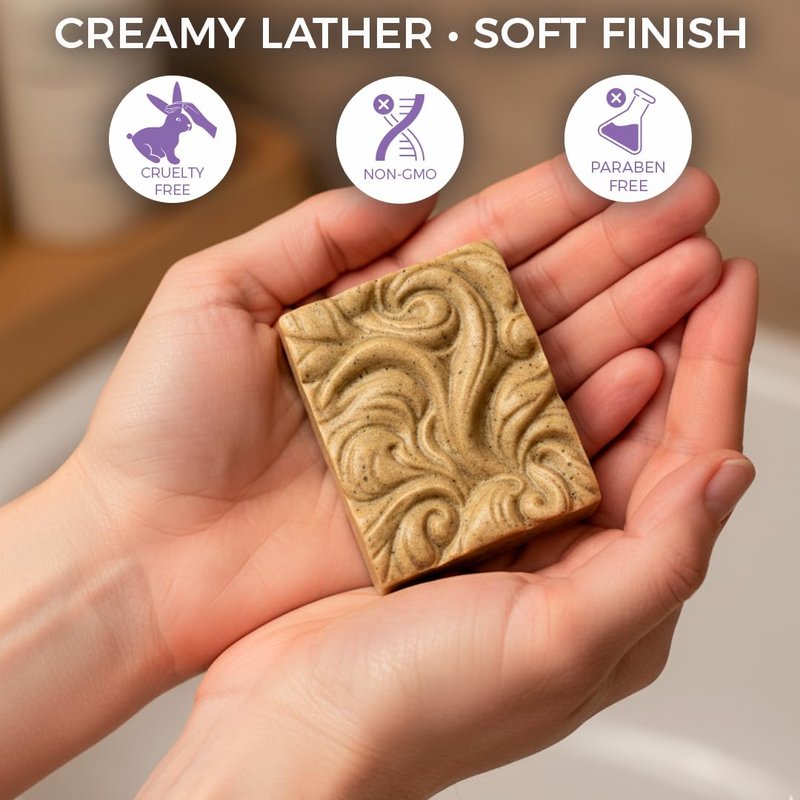 Angel's Skin Natural Wart Remover Soap for Kids & Adults | Face, Body & Genital Wart Remover | Sulfur, Salicylic Acid & Turmeric | Handmade Organic Bar Soap | Made in USA | 3.75 Oz