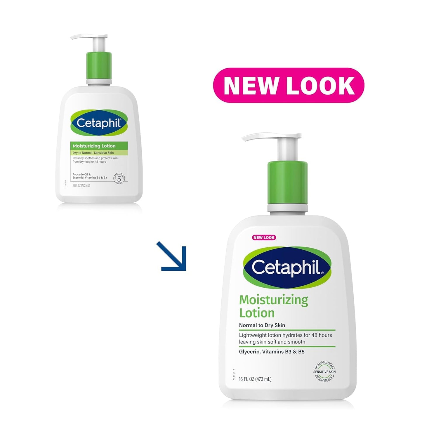Cetaphil Moisturizing Lotion, 8 Fl oz (Pack of 3), Hydrating Moisturizer For All Skin Types, Instant Hydration lasting up to 24 Hours, Non-Greasy, Lotion for Even the Most Sensitive Skin