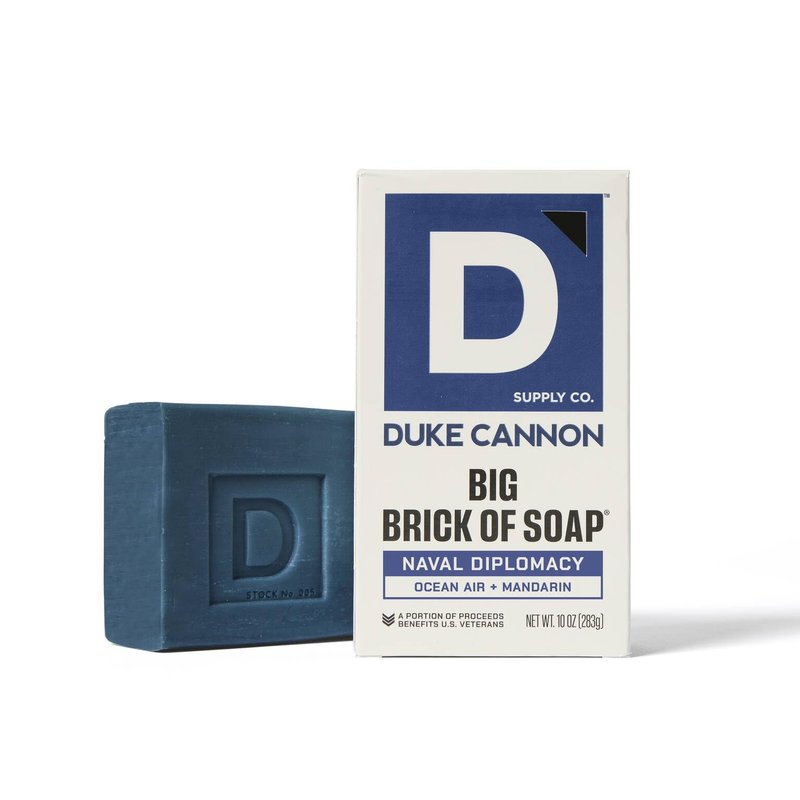 Duke Cannon Ultimate Freshness Soap 3-Pack Midnight Swim, Superior, & Naval Diplomacy - 10 oz Bars with Aquatic, Fresh Water, & Oceanic Scents - Triple Milled, American-Made