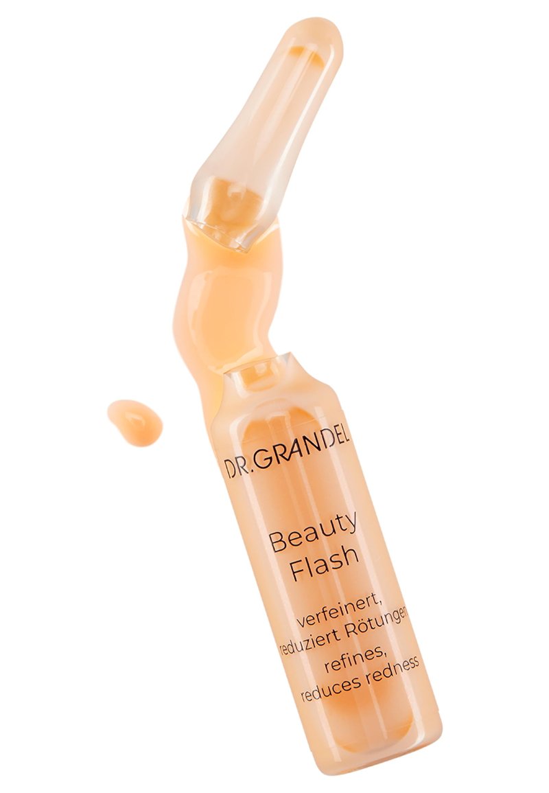 DR. GRANDEL Beauty Flash ampoules 3 x 3 ml – refining active ingredient concentrate, refines pores and reduces redness, leaves skin looking smooth and even, and ensures a perfect complexion