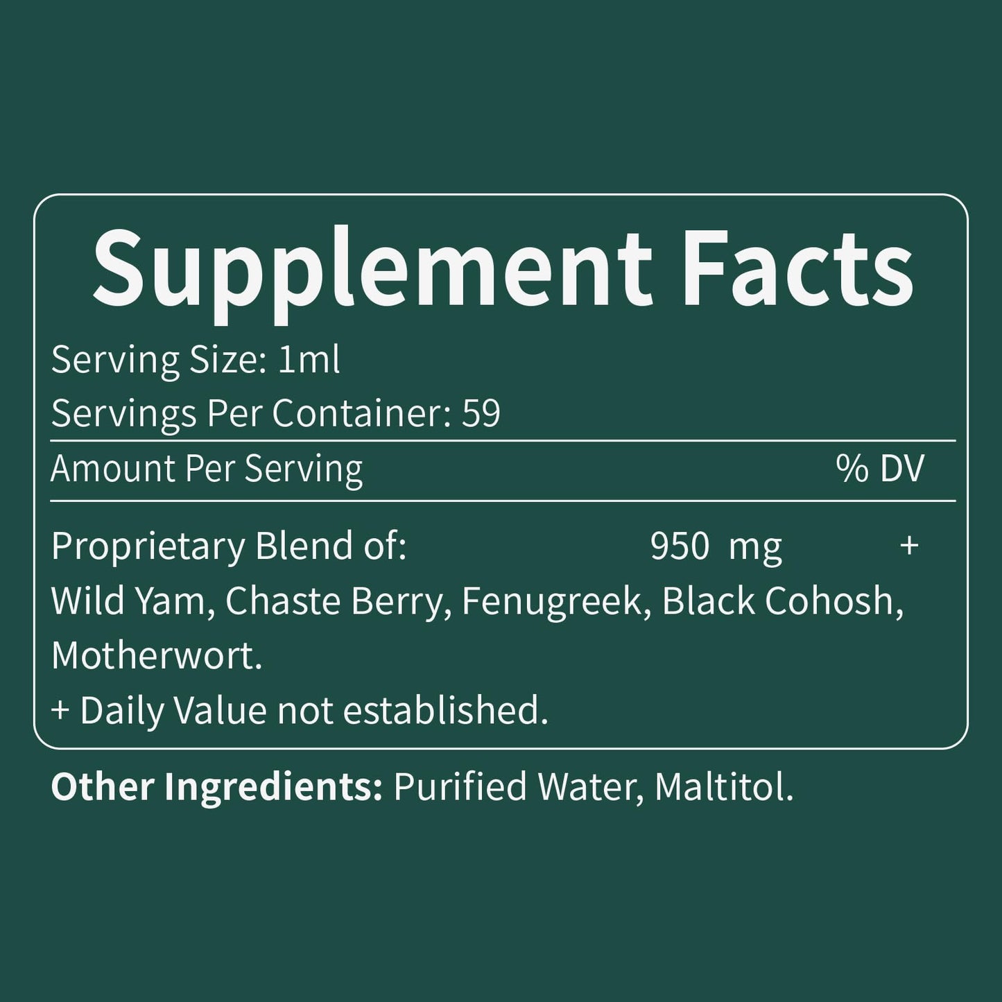 Fuenvegtal Wild Yam Root Extract Drops, Women's Supplement with Fenugreek & Motherwort Herb for Menopause Relief & PMS Support. Fenogreco y Ñame Salvaje para la Menopausia. 2oz