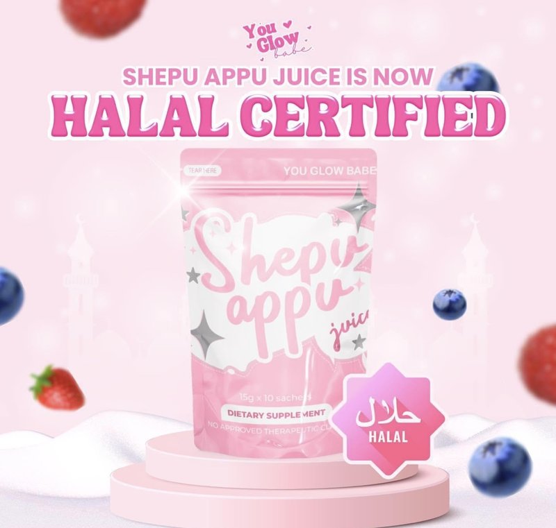 20 Sachets You Glow Babe Shepu Appu Juice Powder 15g x 20 sachets