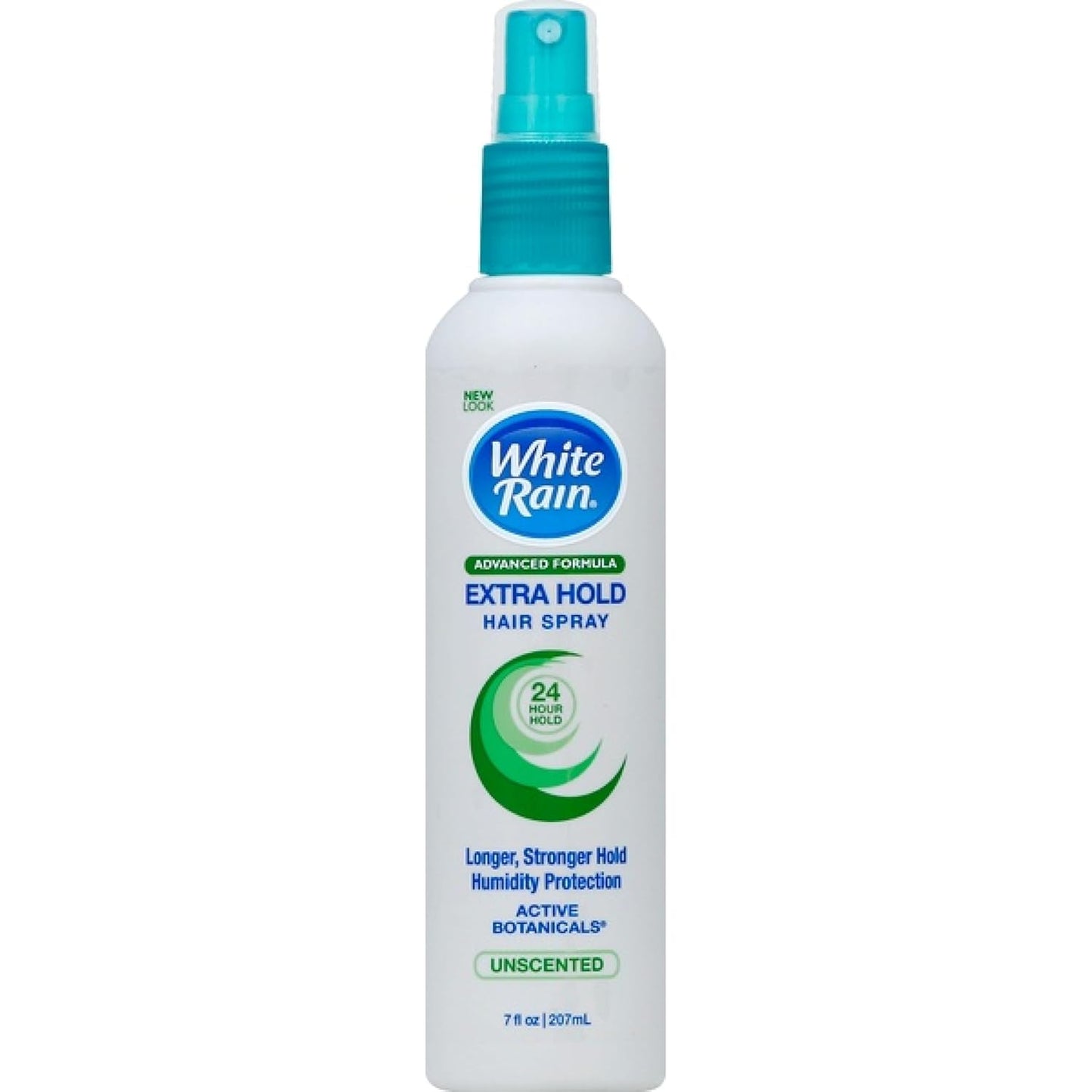 White Rain Hairspray Extra Hold Unscented, 7 oz (Pack of 8), Aerosol Hairspray for Women & Men, Humidity Resistant, Fragrance-Free, Non-Sticky, Finishing Hair Spray Extra Hold for All Hair Types