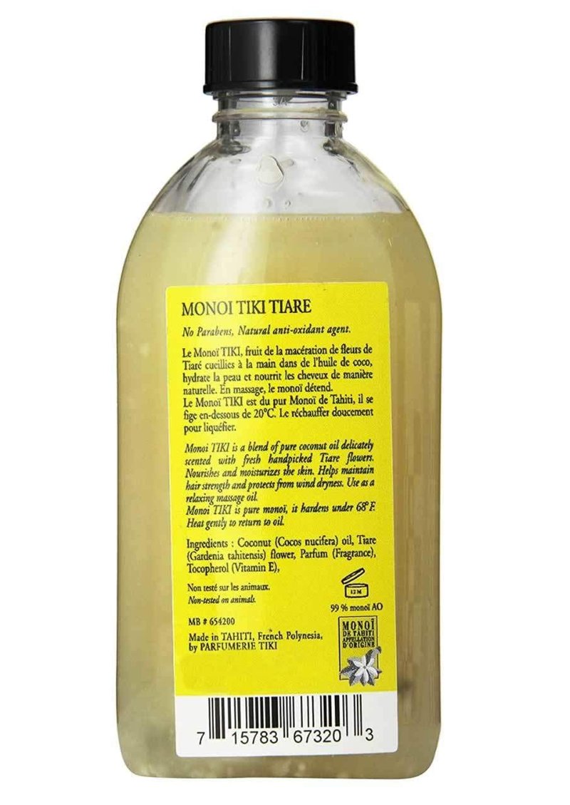 Monoi Tiki Tahiti - Tiare Coconut Oil - Original Gardenia Fragrance - 4 fl. oz.