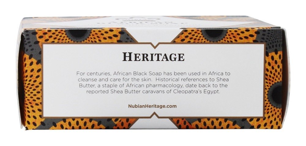 Nubian African Black Soap 5 Ounce (pack of 6)