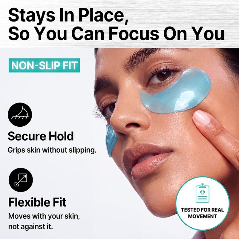 CISL SEOUL Korean PDRN Eye Patches for Puffy Eyes and Dark Circles - Caffeine & Copper Peptides Under Eye Mask for Wrinkles & Fine Lines - Deep Nightly Repair, No-Slip Hydrogel (30 Pairs)