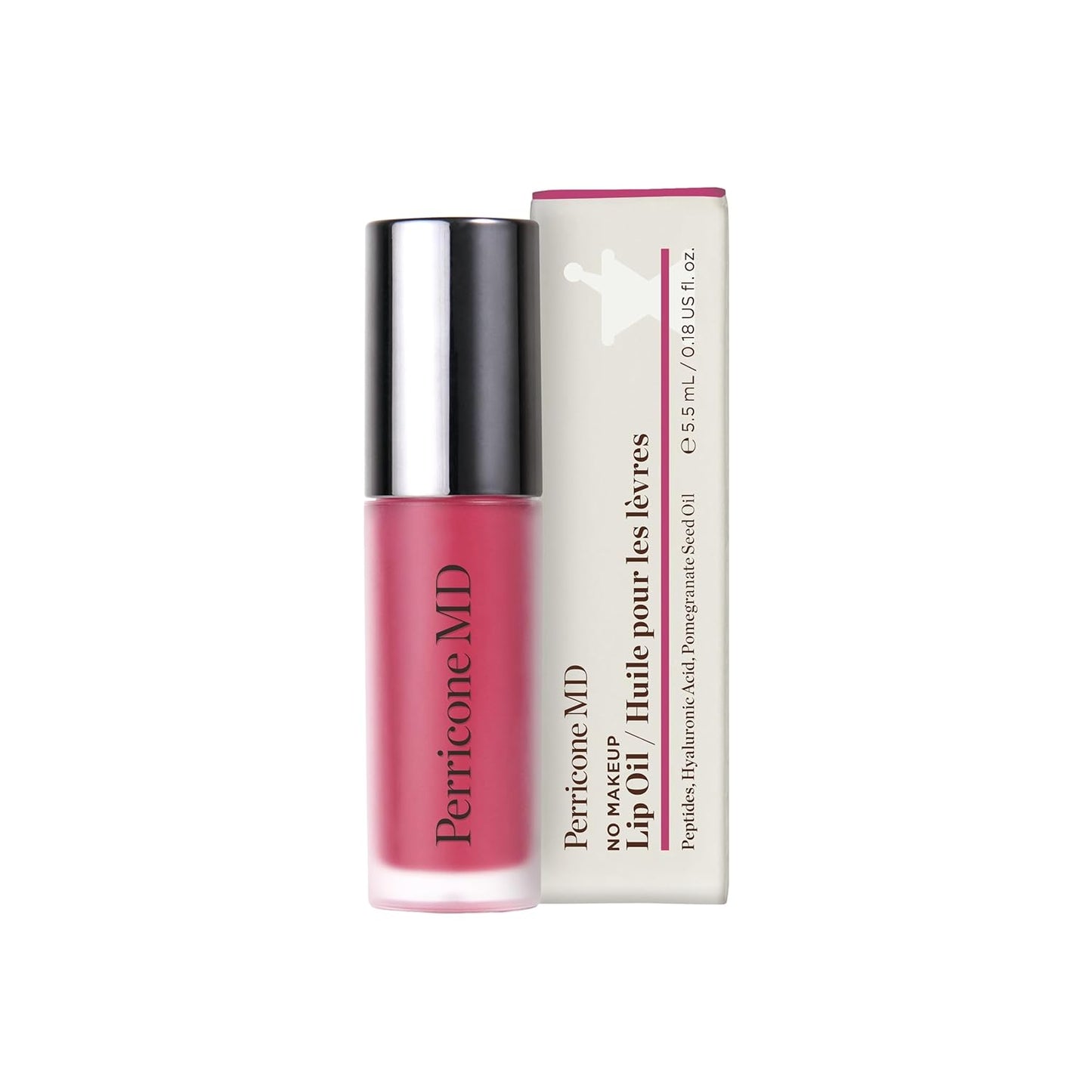 Perricone MD No Makeup Lip Oil | Non-sticky, Skincare-Infused | Delivers natural-looking color, Helps to reduce vertical lip lines, loss of lip volume & dry, rough texture & discoloration