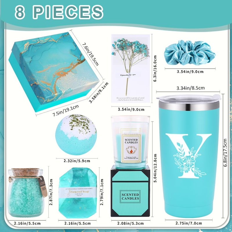 Personalized Women Spa Bath Basket Body Works Set House Warming Hostess Bachelorette Engaged Gifts New Home Pretty Aesthetic Special Spiritual Inspirational Meaningful Unique Initial Present