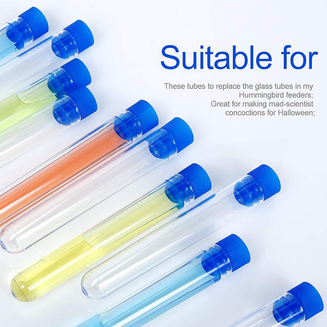 Glass Beakers Set, ZEEROQOLAB 5pcs Measuring Beaker 1000ml 500ml 250ml 100ml 50ml with 2pcs Cleaning Brush, 3pcs Droppers and 2pcs Glass Stirring Rods