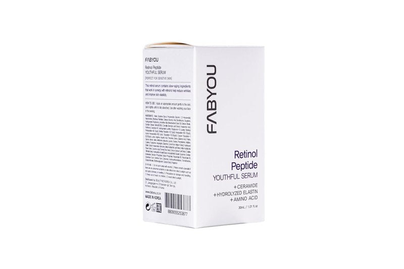 Retinol Peptide Youthful Serum - Anti-Aging Hydrating Formula for Wrinkles & Dark Spots | 1.01 fl oz